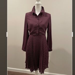 Banana Republic dress with pleated skirt 6P